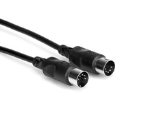 Hosa - Juodas MIDI laidas 0,3m
