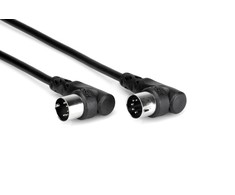 Hosa - 1,5 m juodas MIDI laidas