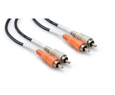 Kabelis Hosa RCA (Cinch) x2 – RCA (Cinch) x2 2m Juodas (CRA-202)