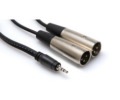 Kabelis Hosa Jack 3.5mm - XLR x2 3m sidabrinė (CYX-403M)