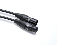 Kabelis Hosa XLR - XLR 7.6m juoda (HMIC-025)