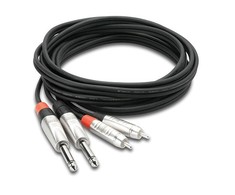Hosa - Kabelis PRO 2 x TS 6,35mm - 2 x RCA 3m