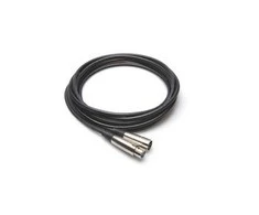 Hosa XLR – XLR 7,6 m juodas kabelis (MCL-125)