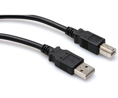 USB Hosa USB-A – USB-B laidas 3 m juodas (USB-210AB)
