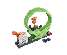 Mattel Hot Wheels rinkinys „Aligatorius, užpuolęs piceriją“