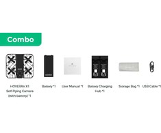 „HoverAir X1 Drone“ – „Combo Retail“ – „Baltas“.