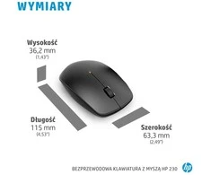 Hewlett Packard (HP) HP 230 Belaidė klaviatūra ir pelė Combo