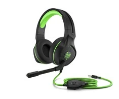 Žaidimų ausinės HP Pavilion 400, Juoda-Žalia