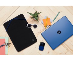 Hewlett Packard (HP) HP 15.6 Reversible Sleeve, Sanitizable - Juodas, Mėlyna