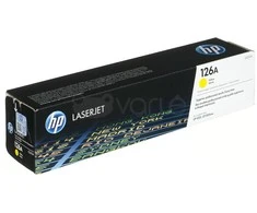 Hewlett Packard (HP) HP 126A Geltona tonerio kasetė, 1000 puslapių, skirta „Color LaserJet CP1025“, „Pro 100“, „Pro 200“, „M275“ serijoms