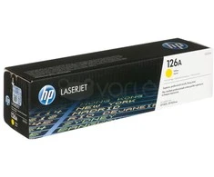 Hewlett Packard (HP) HP 126A Geltona tonerio kasetė, 1000 puslapių, skirta „Color LaserJet CP1025“, „Pro 100“, „Pro 200“, „M275“ serijoms