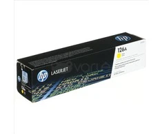 Hewlett Packard (HP) HP 126A Geltona tonerio kasetė, 1000 puslapių, skirta „Color LaserJet CP1025“, „Pro 100“, „Pro 200“, „M275“ serijoms