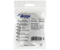 USB šakotuvas Akyga AK-AD-13 (4xUSB 2.0) juodas