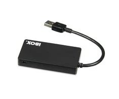 IBOX IUH3F56 HUB USB 3.0 Juodas 4-PORTS SLIM