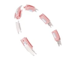 Rožinė HHM15 HULA HOOP Rožinis MAGNETIC WITH WEIGHT + COUNTER HMS