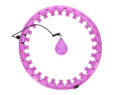 HHW12 PLUS SIZE HULA HOOP VIOLET WITH WEIGHT HMS