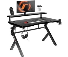Žaidimų stalas Huzaro Hero 5.0, Juodos spalvos