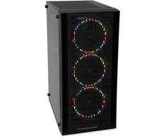 Kompiuterio Korpusas - iBox CETUS 903 Midi Tower Micro ATX/ATX, 29cm GPU, 16cm CPU Aušintuvas, Juodas