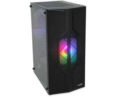 Kompiuterio Korpusas - iBox CETUS 908 Midi Tower ATX, 7 Diskai, Antipirštinis Filtras Juodas