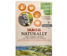 Eukanuba Drėgnas Kačių Maistas - Iams Naturally Senior Su Naujosios Zelandijos Aviena Padaže 85 G