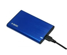 IBOX HD-05 korpusas HDD 2.5" USB 3.1 Gen.1 mėlynas