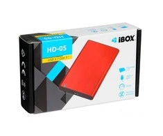 IBOX HD-05 korpusas HDD 2,5" USB 3.1 Gen.1 raudonas