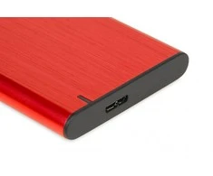 IBOX HD-05 korpusas HDD 2,5" USB 3.1 Gen.1 raudonas