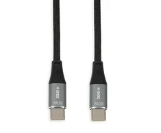 IBOX USB-C CABLE 60W 1M Juodas
