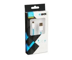 IBOX microUSB kabelis duomenų + galia 1m