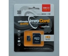 Atminties kortelė Micro SDXC 128GB Imro+ adp 10C UHS-3