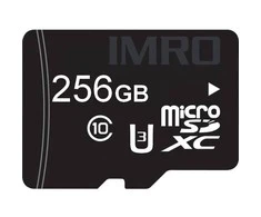 IMRO atminties kortelė Micro SD 256GB 100MB/s class 10 UHS 3 su adapteriu SD
