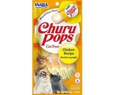 Kačių Skanėstai - Inaba Churu Pops Vištiena 4x15 g
