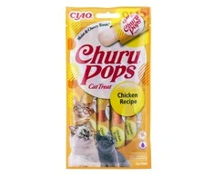 Kačių Skanėstai - Inaba Churu Pops Vištiena 4x15 g