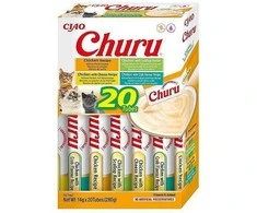 INABA CAT CHURU VARIETIES - vištienos - kačių skanėstai 20 x 14 g