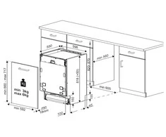 Įmontuojamoji indaplovė BEKO BDIN38521Q