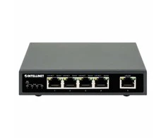 Šakotuvas Intellinet 561839 Switch Gigabit 4x RJ45 PoE+, 1x RJ45 Uplink
