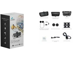 Ausinės Cardo Packtalk Outdoor Pasikalbėjimo įranga, Baltas