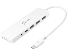 J5 Create J5Sukurkite USB-C Kelių prievadų stebulę SU MAITINIMO / PRISTATYMU