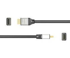 J5 Create Kabelis j5create j5create JDC52 HDMI kabelis 2 m HDMI A tipo (standartinis) Juodas, pilkas