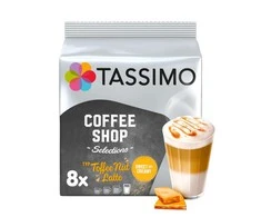 Jacobs Tassimo Toffee Nut Latte kavos kapsulės, 8 kaps.