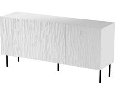Cama Meble Saugojimo Spinta - Jungle 152x40,5x74,5, Balta, Juoda