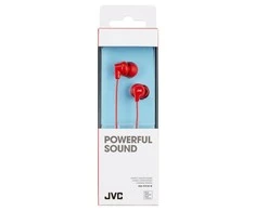Į ausį įkišamos dinaminės Ausinės JVC HA-FX10RE raudonos