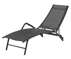 Jysk sunlounger NORDSTRAND W57xL195 juodas