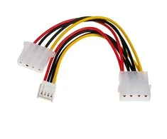 Akyga Oem Molex maitinimo laidas mini-Molex + Molex - 15cm