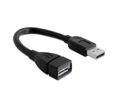 Adapteris Akyga AK-USB-23 iš USB į OTG 0.15M juodas