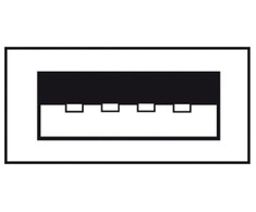 Assmann Electronic ASSMANN USB jungties kabelis tipas A M/M 1.0m USB 2.0 suderinamas bl