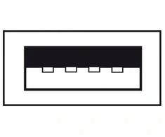 Assmann Electronic ASSMANN USB jungties kabelis tipas A M/M 1.0m USB 2.0 suderinamas bl