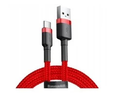 Baseus Cafule kabelis USB-C 2A 2m - Raudonas