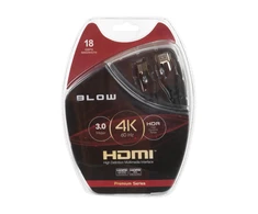 BLOW 92-641# BLOW HDMI-HDMI PREMIUM Juodas 3m