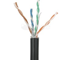 A Lan Technologie Tinklo Kabelis - Alantec KIF5OUTZ305, Juodas 305 m Cat5e U/UTP